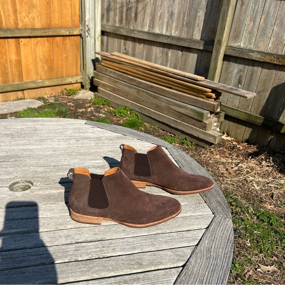 Kork Ease, Kit Chelsea Ankle Booties Women Brown Suede‎ Flat size 9.5 - Picture 2 of 10